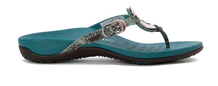 Vionic Women's Karina Arch Support Thong Sandal 12 US Med Teal Snake Flip Flops. 616542315887 | eBay