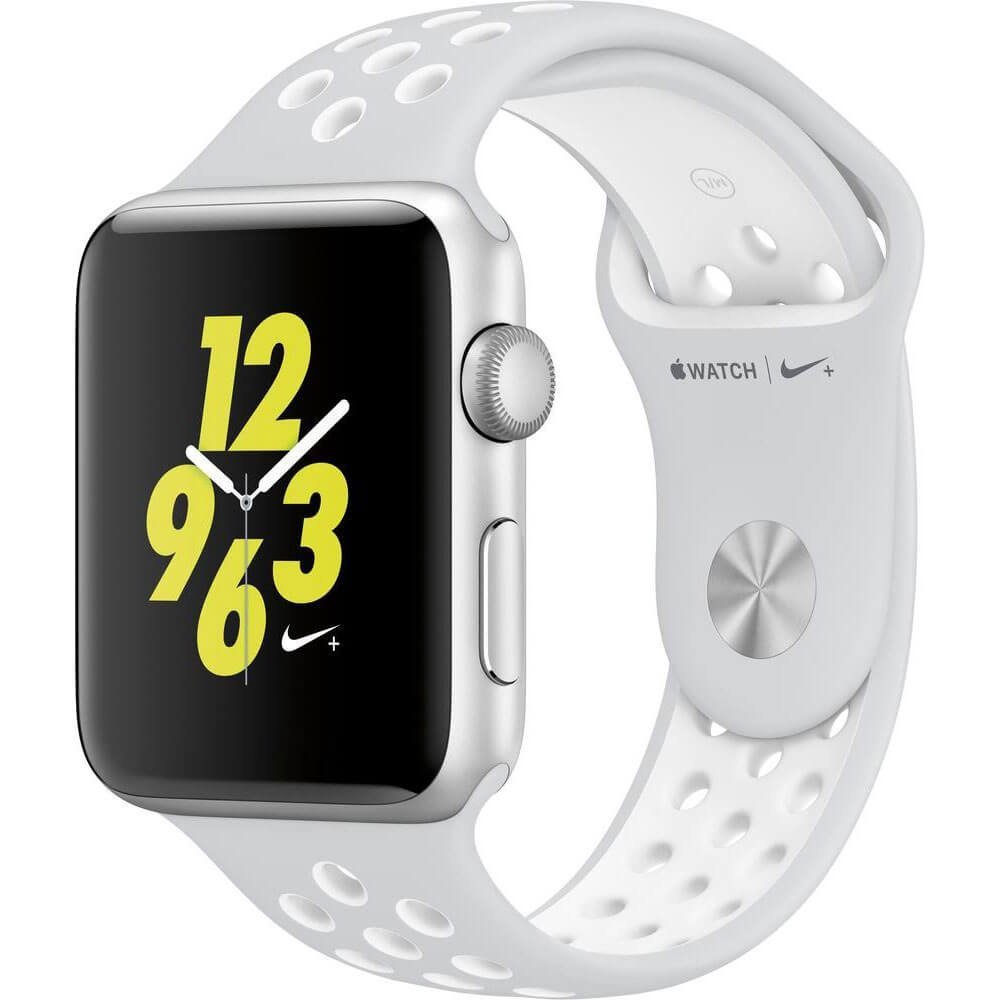 Apple Watch S2 Nike+ 38mm Silver Case Pure Platinum/White Nike Sport ...