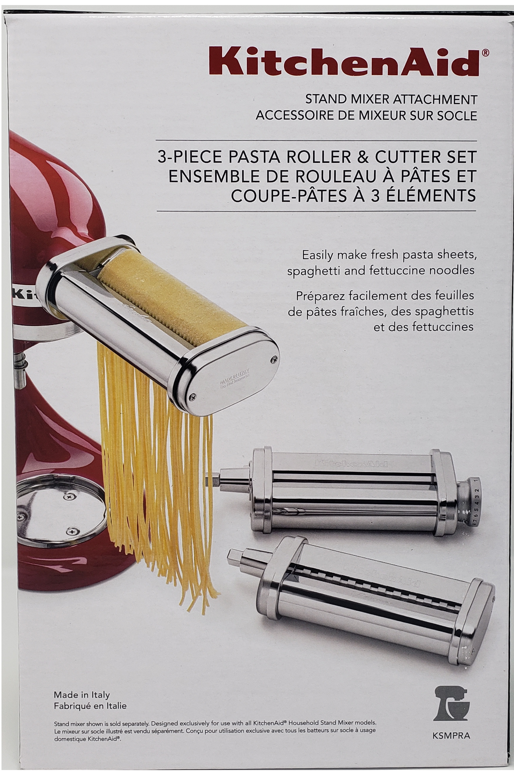 Kitchenaid Ksmpra 3 Piece Pasta Roller Cutter Attachment Set Kitchenaid Ksmpra 3 Piece Pasta Roller Cutter Attachment Set Brand New