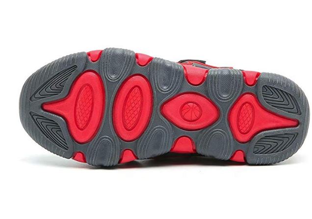 HOBIBEAR Kids Outdoor Sneakers Strap Athletic Running Shoes HAS3209