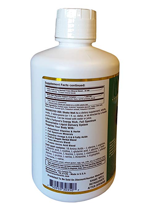 Life's Fortune Multivitamin & Mineral Natural Energy