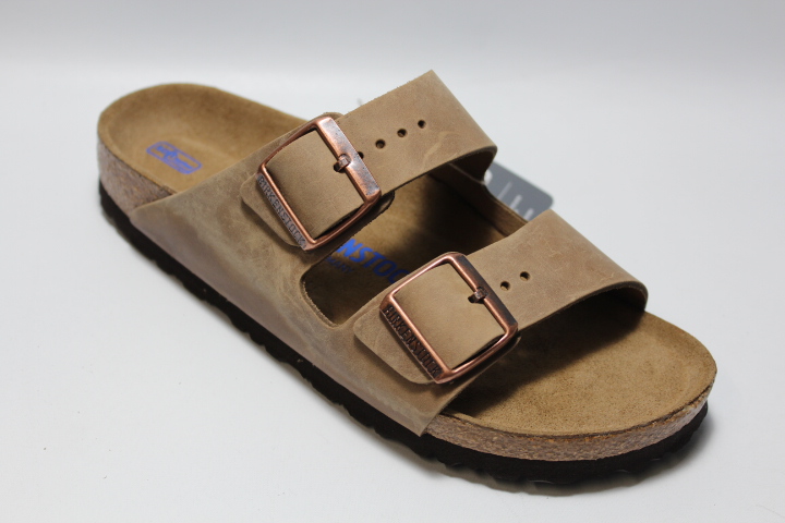 birkenstock arizona leather tobacco sandals