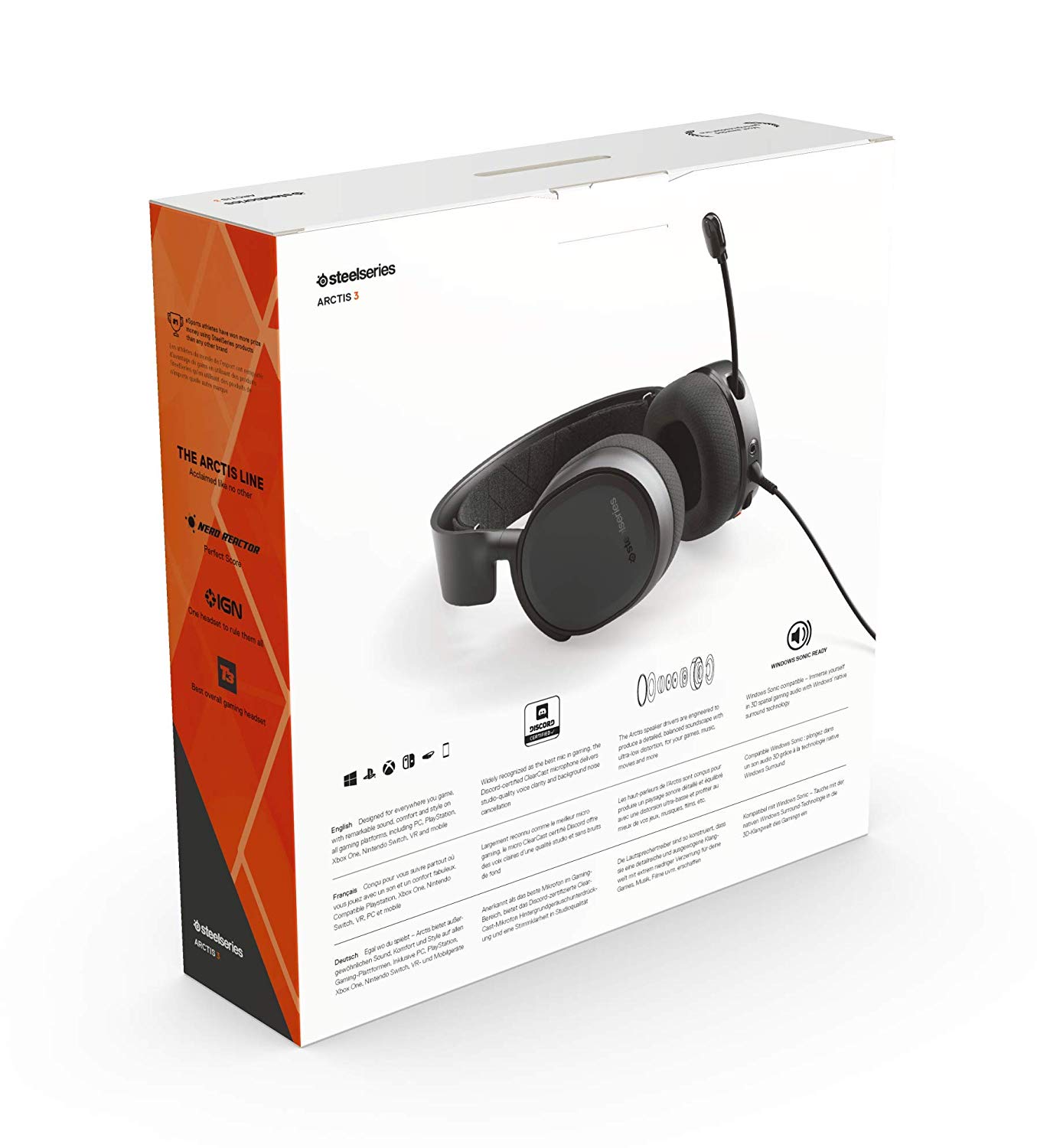 steelseries arctis 3 wired gaming headset