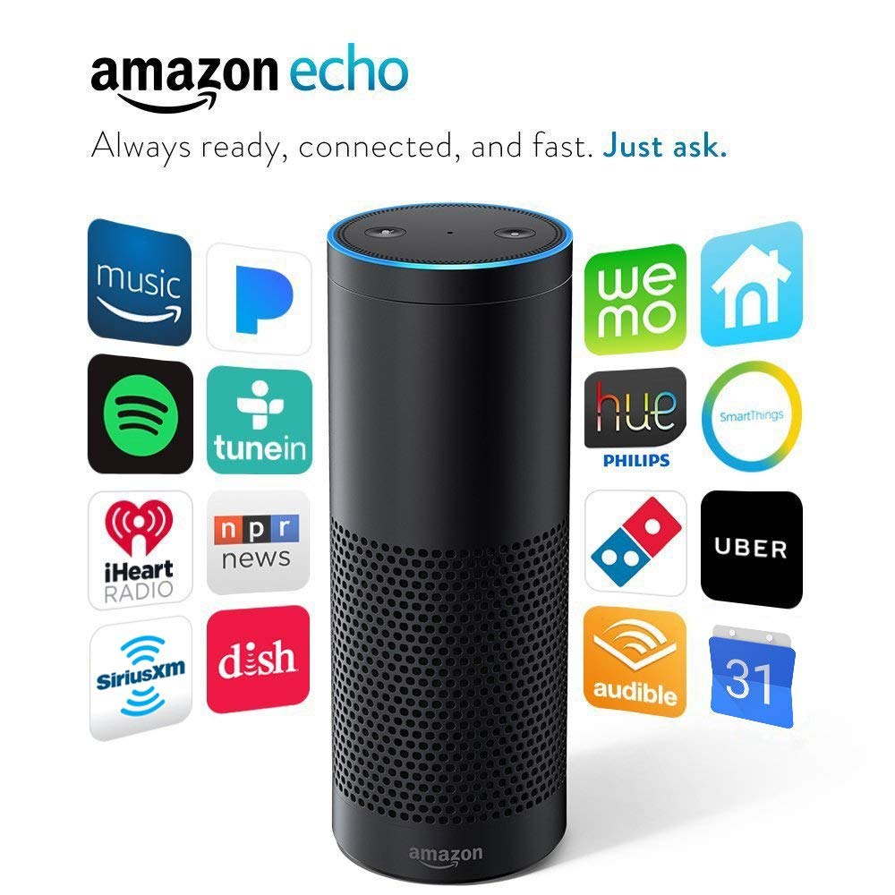 Amazon Echo (1st Generation) Smart Assistant Black Brand New