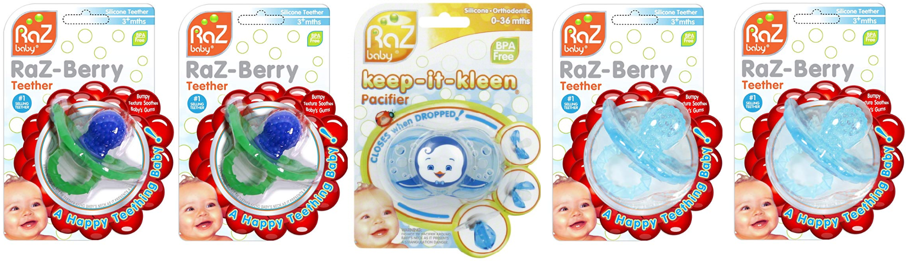 berry teething pacifier