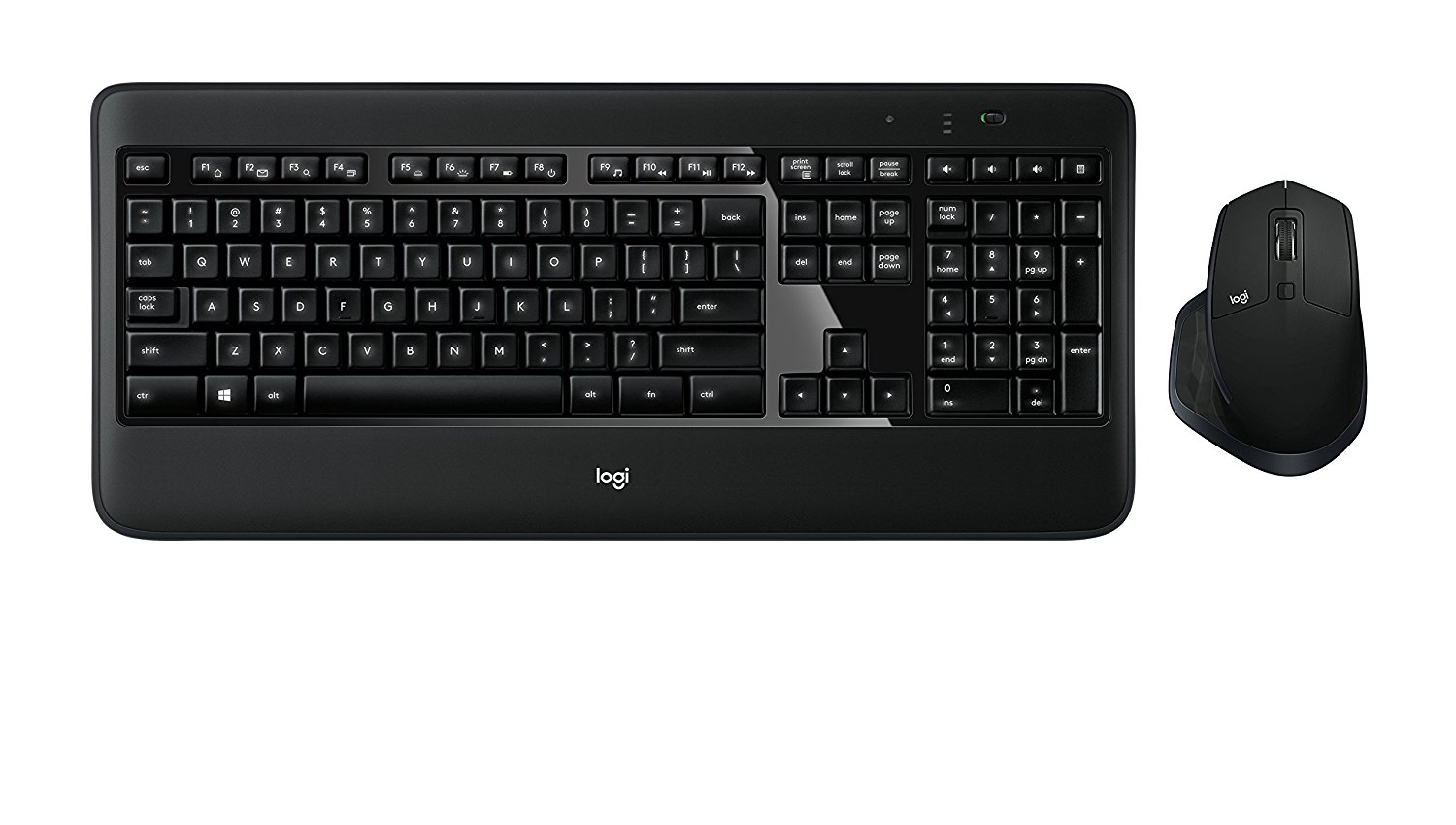Logitech MX900 Performance Premium Backlit Keyboard and MX Master Mouse
