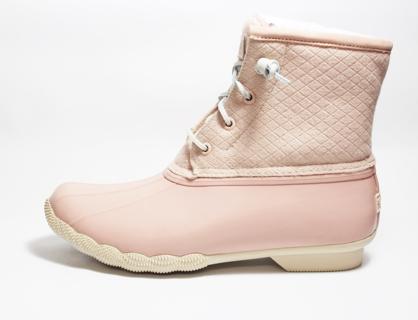 rose dust sperry boots