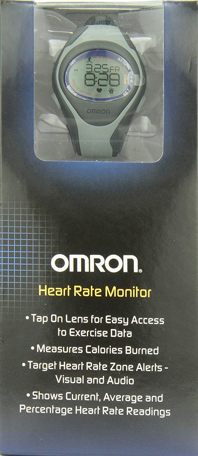 Omron Heart Rate Monitor Watch With Wrist Strap Free S/H 73796883102 eBay