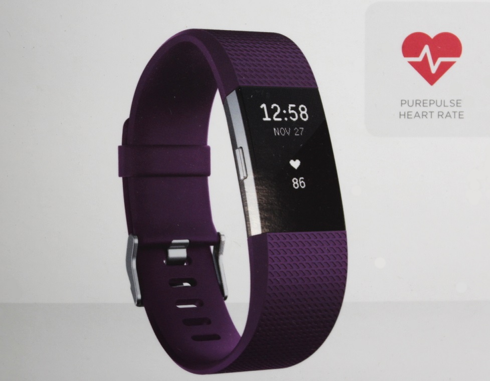 fitbit charge hr plum