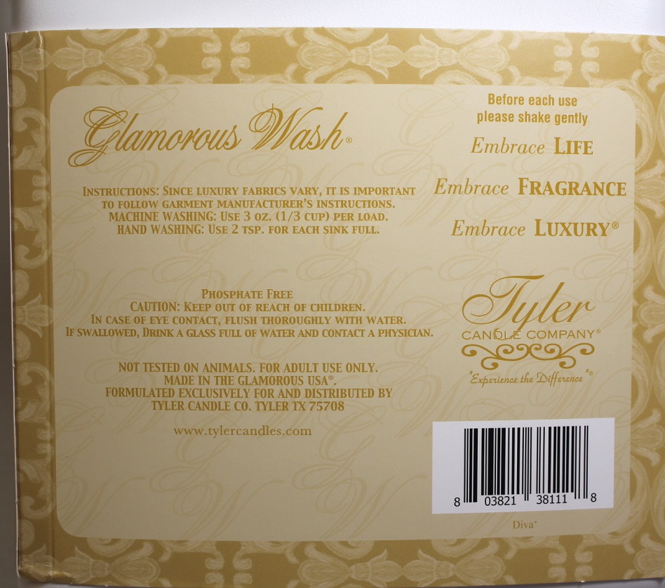 Tyler Glamorous Wash Diva Laundry Detergent 127.8 OZ Free S/H eBay