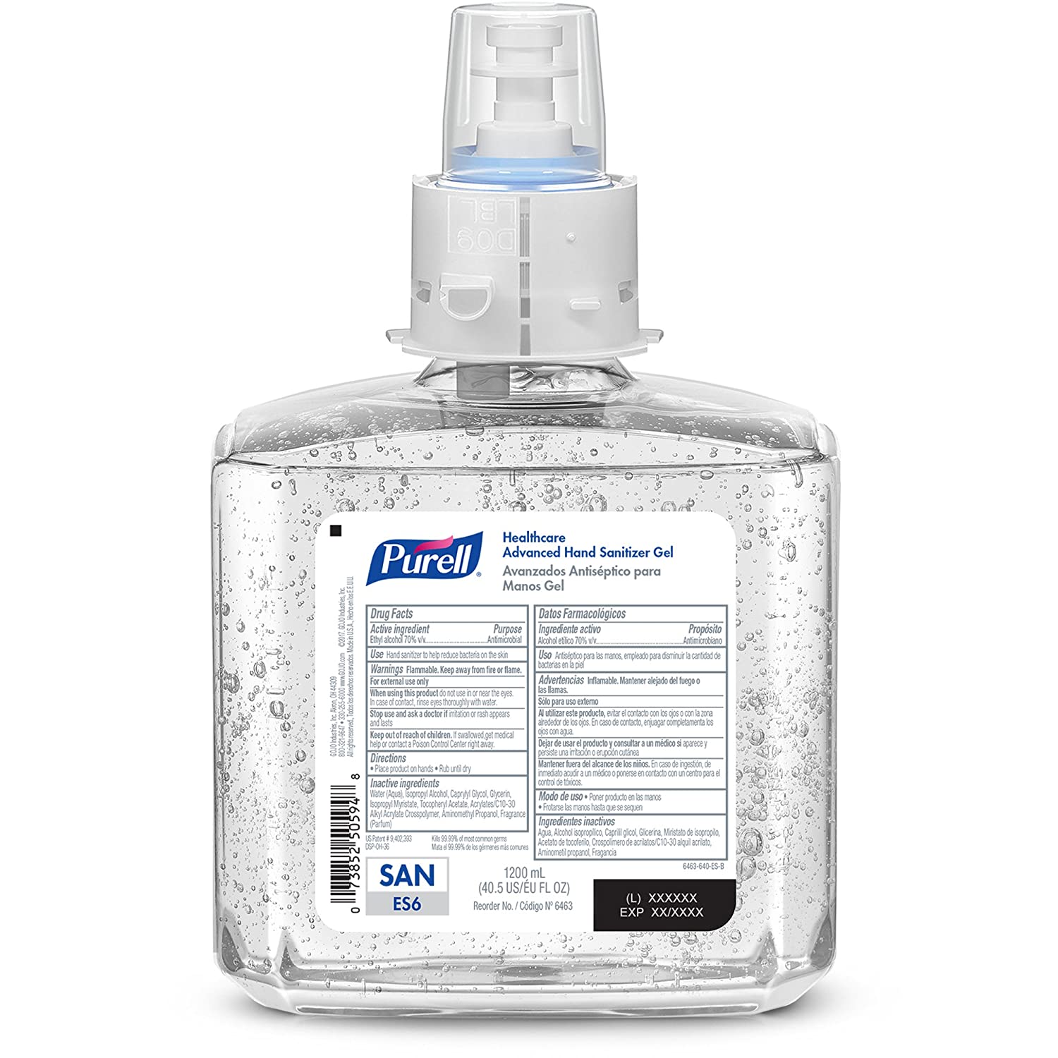 Purell Es Advanced Hand Sanitizer Gel Ml Refill Pack Of