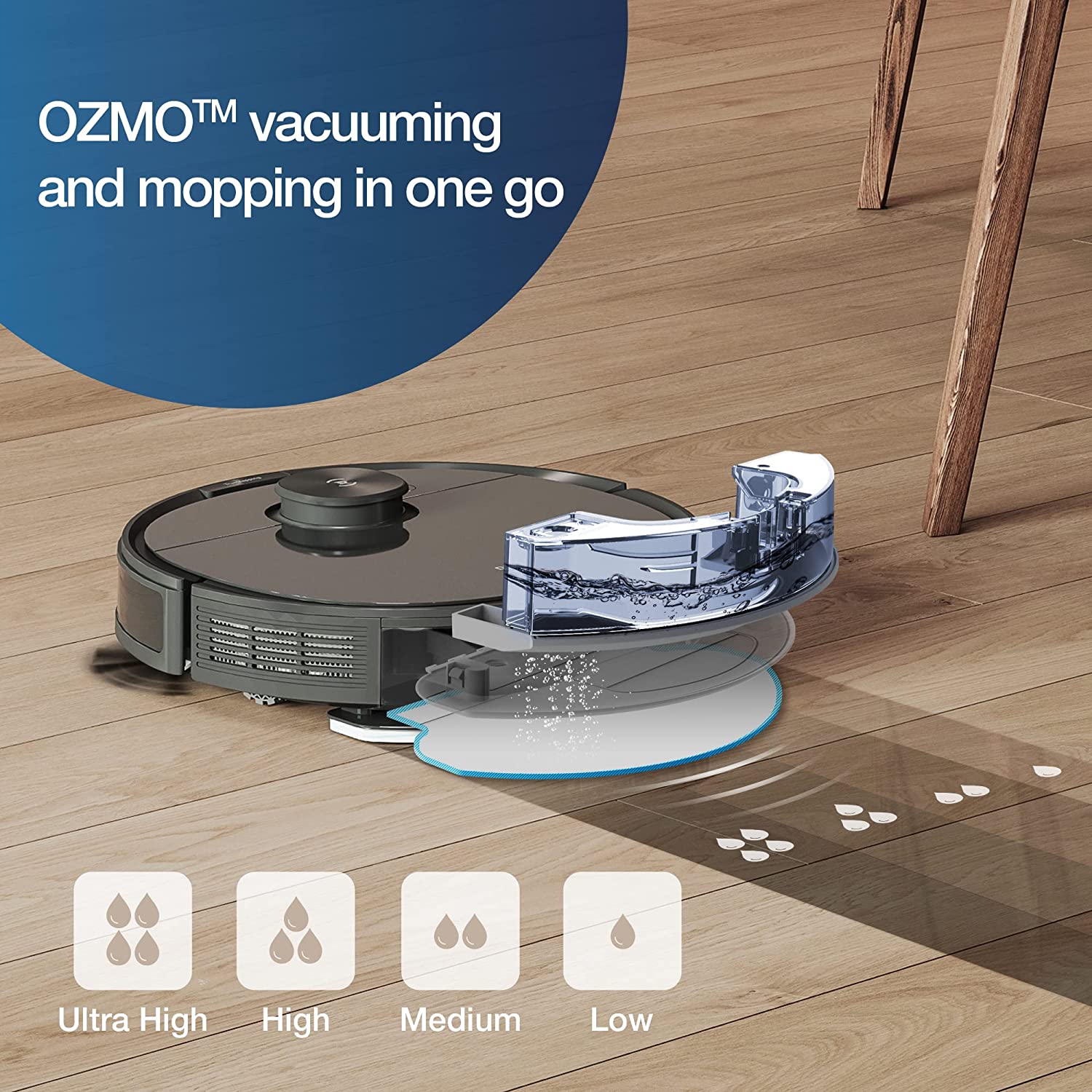 ECOVACS DEEBOT N8 PRO+ 本体　中古　2027年まで保証あり ECOVACS エコバックス DEEBOT N8 PRO+ ロボット掃除機 D-ToF