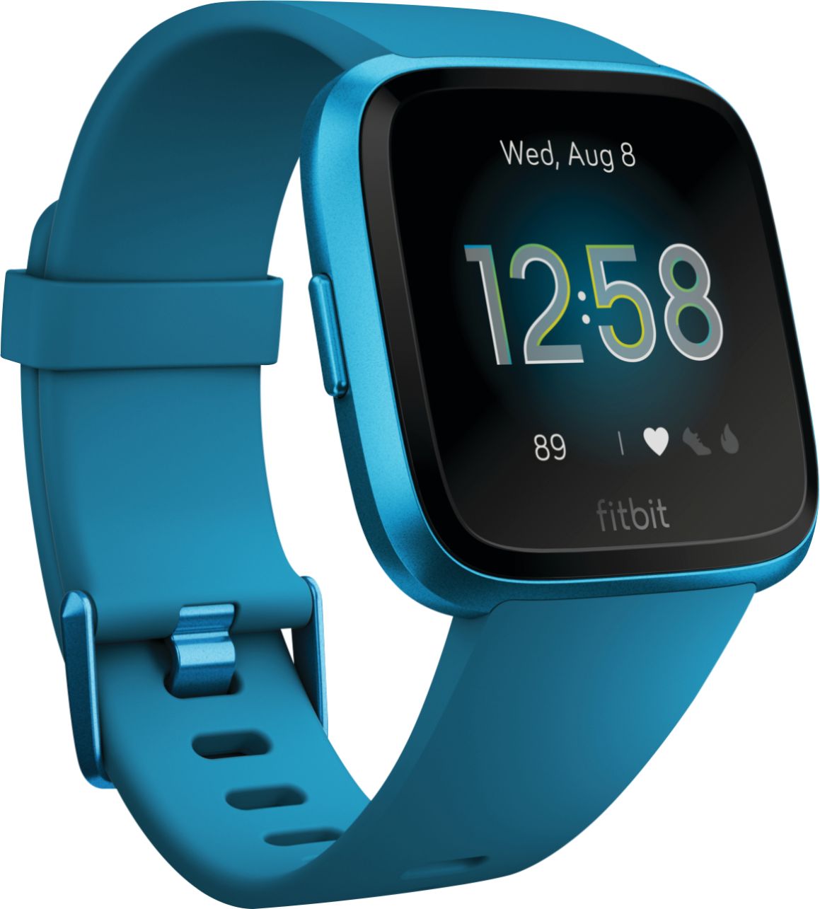 Fitbit Versa Lite Smart Watch (S L bands included) Marina Blue